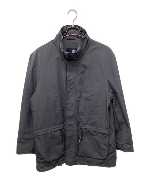 BURBERRY LONDON（バーバリーロンドン）BURBERRY LONDON (バーバリーロンドン) スタンドカラーナイロンジャケット グレー サイズ:不明の古着・服飾アイテム