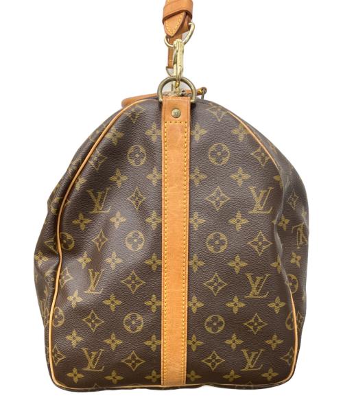 LOUIS VUITTON（ルイ ヴィトン）LOUIS VUITTON (ルイ ヴィトン) キーポル・バンドリエール55　ボストンバッグ ブラウンの古着・服飾アイテム
