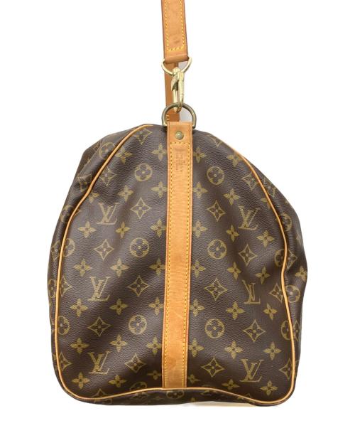 LOUIS VUITTON（ルイ ヴィトン）LOUIS VUITTON (ルイ ヴィトン) キーポル・バンドリエール55　ボストンバッグ ブラウンの古着・服飾アイテム