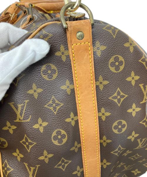 LOUIS VUITTON（ルイ ヴィトン）LOUIS VUITTON (ルイ ヴィトン) キーポル・バンドリエール55　ボストンバッグ ブラウンの古着・服飾アイテム