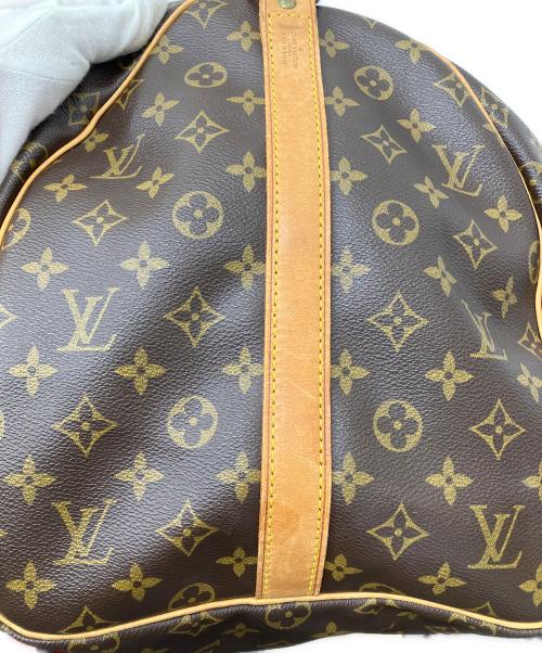 LOUIS VUITTON（ルイ ヴィトン）LOUIS VUITTON (ルイ ヴィトン) キーポル・バンドリエール55　ボストンバッグ ブラウンの古着・服飾アイテム