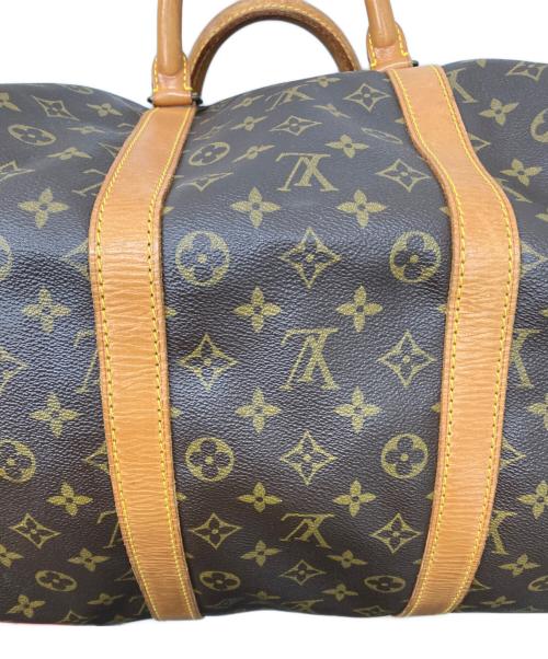 LOUIS VUITTON（ルイ ヴィトン）LOUIS VUITTON (ルイ ヴィトン) キーポル・バンドリエール55　ボストンバッグ ブラウンの古着・服飾アイテム