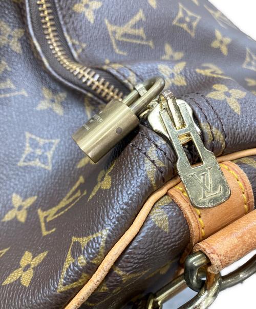 LOUIS VUITTON（ルイ ヴィトン）LOUIS VUITTON (ルイ ヴィトン) キーポル・バンドリエール55　ボストンバッグ ブラウンの古着・服飾アイテム