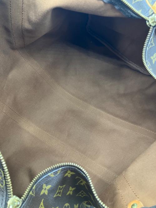 LOUIS VUITTON（ルイ ヴィトン）LOUIS VUITTON (ルイ ヴィトン) キーポル・バンドリエール55　ボストンバッグ ブラウンの古着・服飾アイテム