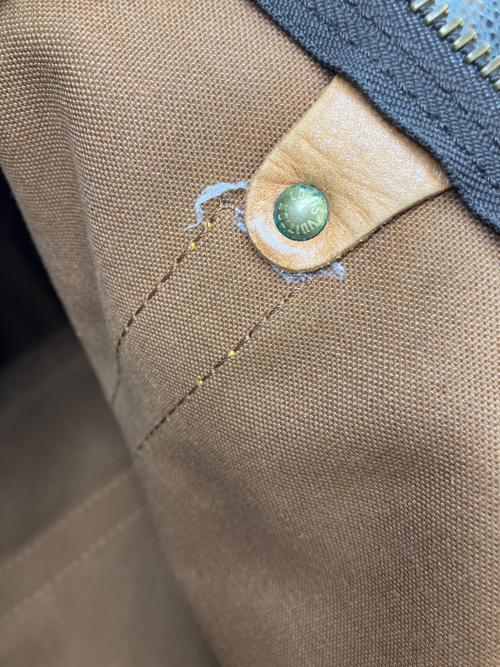 LOUIS VUITTON（ルイ ヴィトン）LOUIS VUITTON (ルイ ヴィトン) キーポル・バンドリエール55　ボストンバッグ ブラウンの古着・服飾アイテム