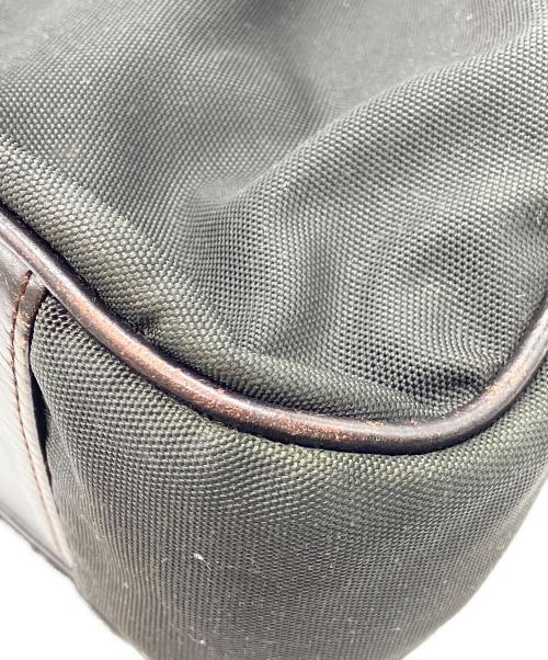GUCCI（グッチ）GUCCI (グッチ) ナイロンバンブー2WAYショルダーバッグ ブラウンの古着・服飾アイテム