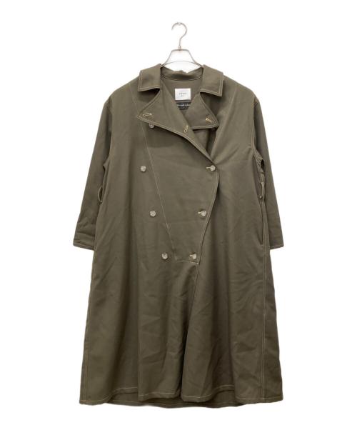 Ameri（アメリ）AMERI (アメリ) WAVE FRONT OVER COAT オリーブ サイズ:Sの古着・服飾アイテム