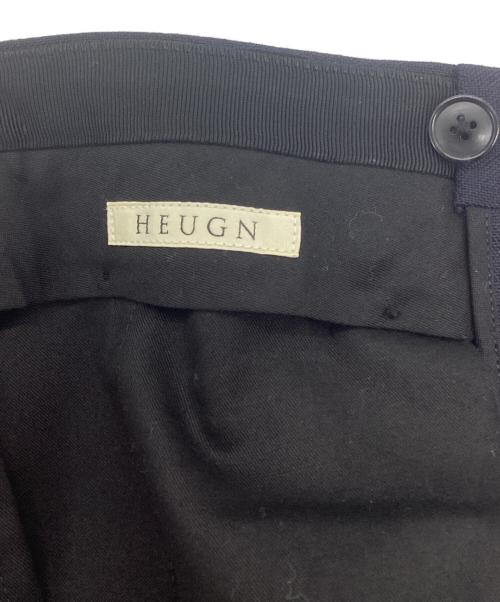 HUGEN（ユーゲン）HUGEN (ユーゲン) GEORGE ウールソリッド2Pテーパードパンツ ネイビー サイズ:Sの古着・服飾アイテム