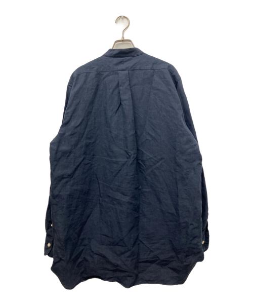 MAATEE&SONS（マーティーアンドサンズ）MAATEE&SONS (マーティーアンドサンズ) 23SS 極上リネン Pull Over Shirts ネイビー サイズ:Mの古着・服飾アイテム