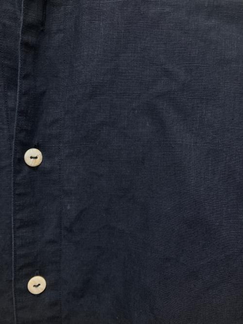 MAATEE&SONS（マーティーアンドサンズ）MAATEE&SONS (マーティーアンドサンズ) 23SS 極上リネン Pull Over Shirts ネイビー サイズ:Mの古着・服飾アイテム
