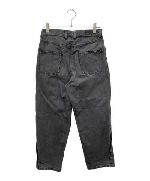 stein（シュタイン）stein (シュタイン) 22SS RECONSTRUCTION WIDE DENIM JEANS ブラック サイズ:XSの古着・服飾アイテム