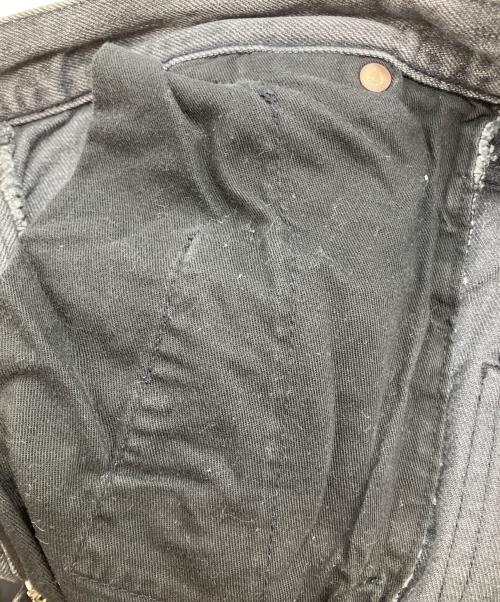 stein（シュタイン）stein (シュタイン) 22SS RECONSTRUCTION WIDE DENIM JEANS ブラック サイズ:XSの古着・服飾アイテム