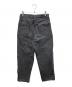 stein (シュタイン) 22SS RECONSTRUCTION WIDE DENIM JEANS ブラック サイズ:XS：12000円