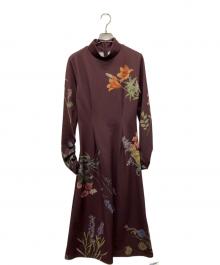 Ameri（アメリ）の古着「UND ANNABELLE LONG DRESS」｜エンジ