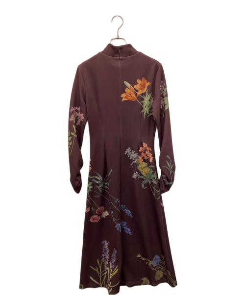 Ameri（アメリ）AMERI (アメリ) UND ANNABELLE LONG DRESS エンジ サイズ:Sの古着・服飾アイテム