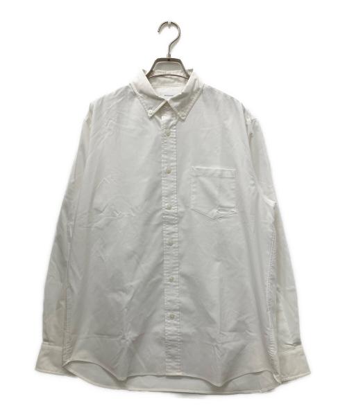 NEUTRALWORKS（ニュートラルワークス）Neutralworks (ニュートラルワークス) ボタンダウンシャツ ホワイト サイズ:Lの古着・服飾アイテム