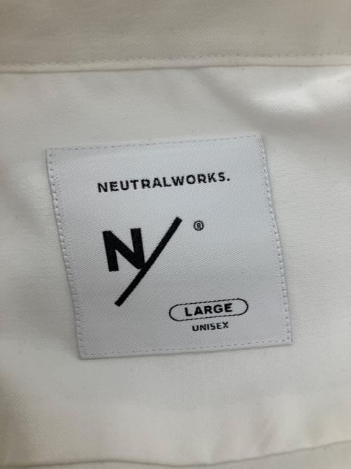 NEUTRALWORKS（ニュートラルワークス）Neutralworks (ニュートラルワークス) ボタンダウンシャツ ホワイト サイズ:Lの古着・服飾アイテム
