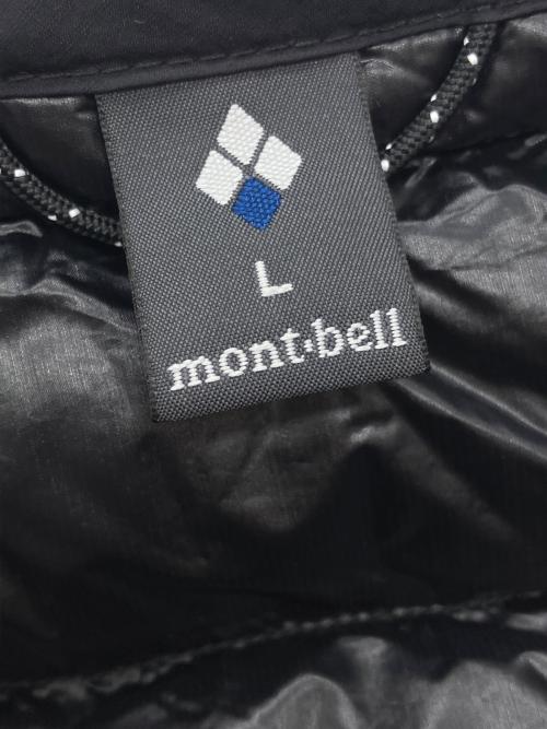 mont-bell（モンベル）mont-bell (モンベル) スペリオダウン ラウンドネックベスト ブラック サイズ:Lの古着・服飾アイテム