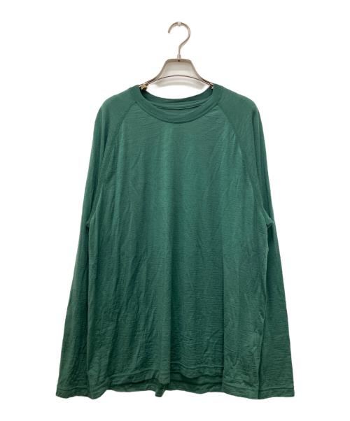 山と道（ヤマトミチ）山と道 (ヤマトミチ) Merino Light Long Sleeve グリーン サイズ:Lの古着・服飾アイテム