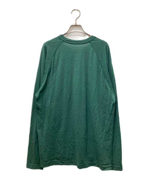 山と道（ヤマトミチ）山と道 (ヤマトミチ) Merino Light Long Sleeve グリーン サイズ:Lの古着・服飾アイテム
