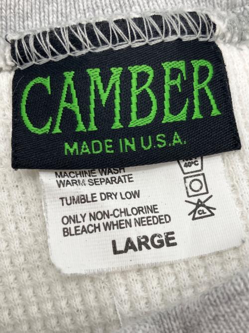 CAMBER（キャンバー）CAMBER (キャンバー) 裏サーマルスウェット グレー サイズ:Lの古着・服飾アイテム
