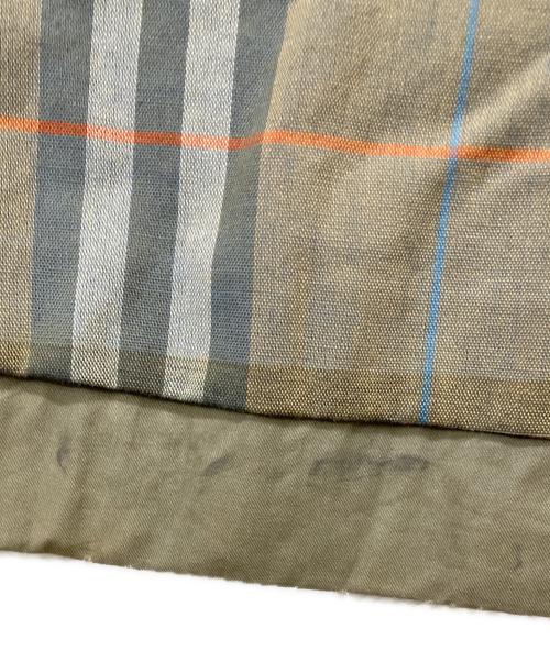 Burberry's（バーバリーズ）Burberry's (バーバリーズ) 裏地チェックトレンチコート オリーブ サイズ:不明の古着・服飾アイテム