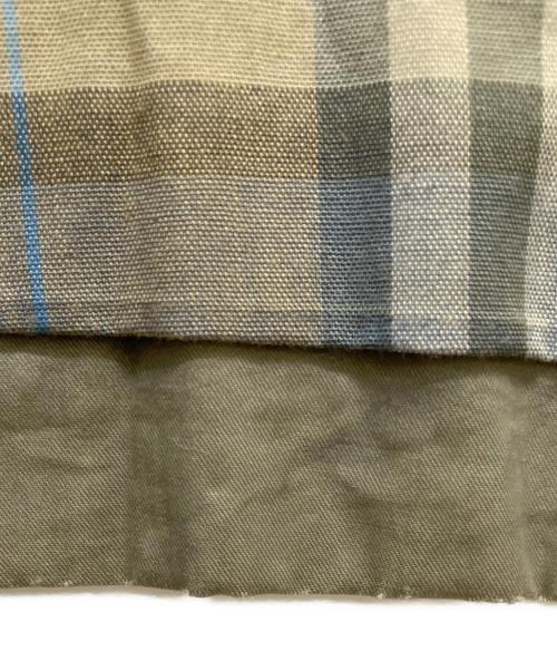 Burberry's（バーバリーズ）Burberry's (バーバリーズ) 裏地チェックトレンチコート オリーブ サイズ:不明の古着・服飾アイテム