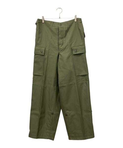 オランダ軍（オランダグン）オランダ軍 (オランダグン) ダブルフェイスカーゴパンツ オリーブ サイズ:82×80の古着・服飾アイテム