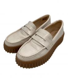 CLARKS（クラークス）の古着「Torhill Penny」｜ベージュ