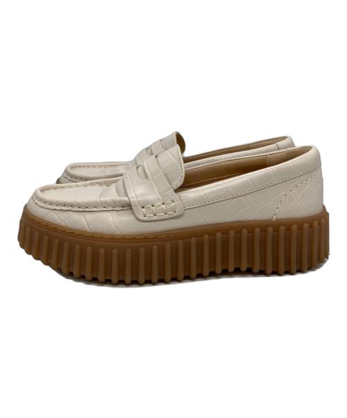CLARKS（クラークス）CLARKS (クラークス) Torhill Penny ベージュ サイズ:23.5の古着・服飾アイテム