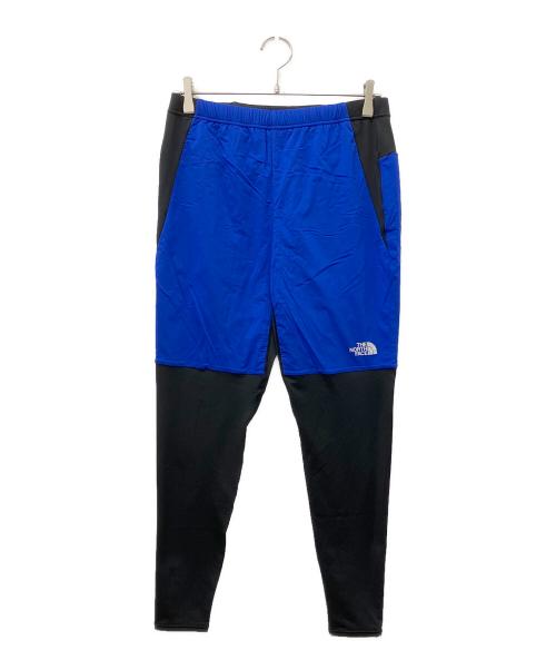 THE NORTH FACE（ザ ノース フェイス）THE NORTH FACE (ザ ノース フェイス) ホワイトライトタイツ ブルー×ブラック サイズ:Lの古着・服飾アイテム