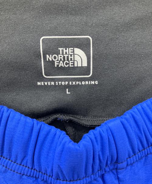 THE NORTH FACE（ザ ノース フェイス）THE NORTH FACE (ザ ノース フェイス) ホワイトライトタイツ ブルー×ブラック サイズ:Lの古着・服飾アイテム