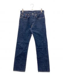 RRL（ダブルアールエル）の古着「セルビッチストレートデニムパンツ」｜インディゴ