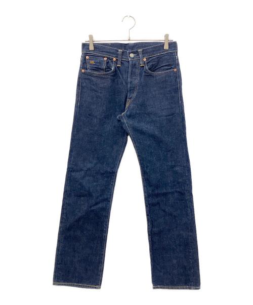 RRL（ダブルアールエル）RRL (ダブルアールエル) セルビッチストレートデニムパンツ インディゴ サイズ:W28×L30の古着・服飾アイテム