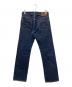 RRL (ダブルアールエル) セルビッチストレートデニムパンツ インディゴ サイズ:W28×L30：14000円