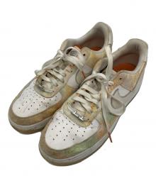 NIKE（ナイキ）の古着「Air Force 1 Low "Pastel Paisley"（エアフォース1）」｜ホワイト×オレンジ