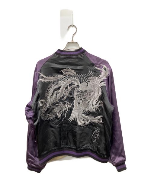 六無人（ロクブジン）六無人 (ロクブジン) リバーシブルスカジャン ブラック サイズ:XLの古着・服飾アイテム