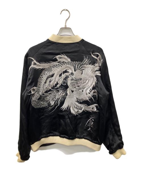 六無人（ロクブジン）六無人 (ロクブジン) リバーシブルスカジャン ブラック サイズ:XLの古着・服飾アイテム