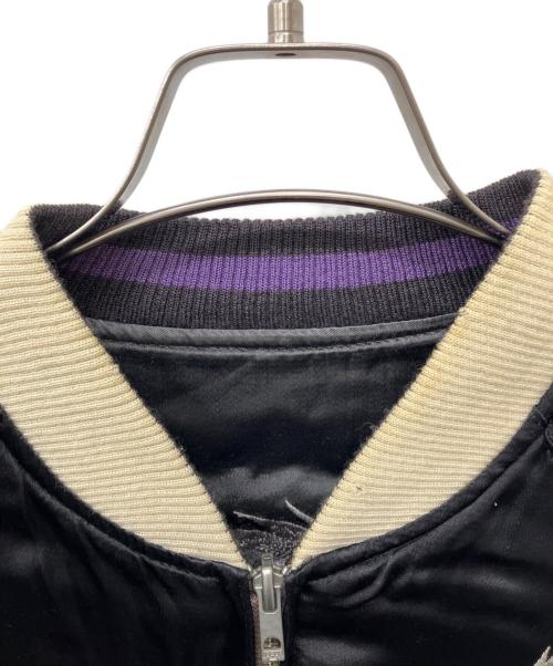六無人（ロクブジン）六無人 (ロクブジン) リバーシブルスカジャン ブラック サイズ:XLの古着・服飾アイテム