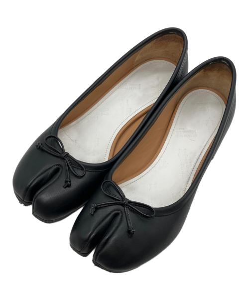 Maison Margiela（メゾンマルジェラ）Maison Margiela (メゾンマルジェラ) Tabi バレエシューズ ブラック サイズ:37 1/2の古着・服飾アイテム