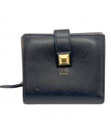 FENDI（フェンディ）の古着「コンパクトウォレット」｜ブラック
