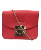 FURLAフルラ）の古着「チェーンショルダーバッグ」｜ピンク