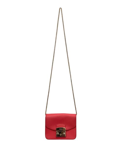 FURLA（フルラ）FURLA (フルラ) チェーンショルダーバッグ ピンクの古着・服飾アイテム