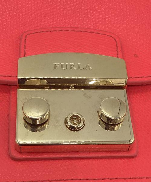 FURLA（フルラ）FURLA (フルラ) チェーンショルダーバッグ ピンクの古着・服飾アイテム