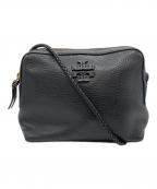 TORY BURCHトリーバーチ）の古着「レザーショルダーバッグ」｜ブラック