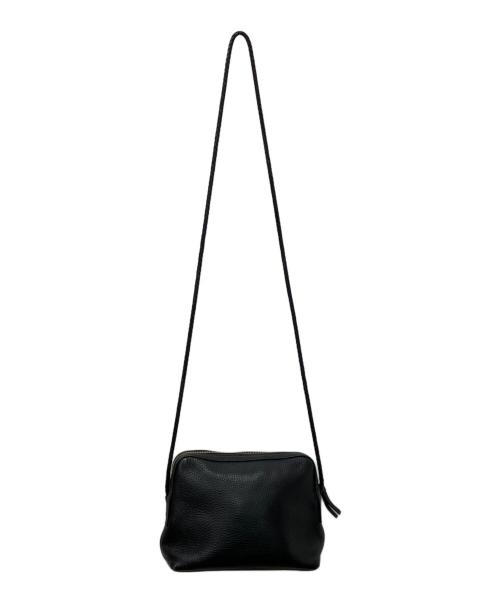 TORY BURCH（トリーバーチ）TORY BURCH (トリーバーチ) レザーショルダーバッグ ブラックの古着・服飾アイテム