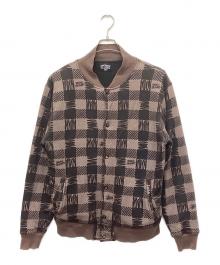 stussy（ステューシー）の古着「裏サーマルスウェットスタジャン」｜ブラウン