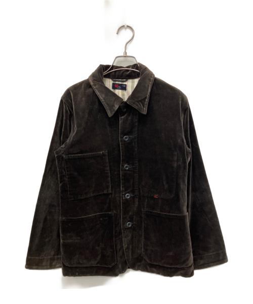45rpm（45アールピーエム）45rpm (45アールピーエム) ベロアカバーオール ブラウン サイズ:Mの古着・服飾アイテム