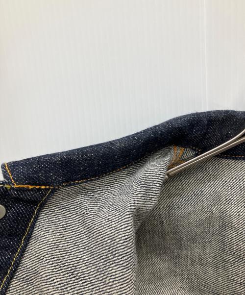 THREE KINGDOMS OVERALLS（スリーキングダムズオーバーオールズ）THREE KINGDOMS OVERALLS (スリーキングダムズオーバーオールズ) TYPE Ⅰ NATURAL INDIGO SELVEDGE DENIM JACKET インディゴ サイズ:42の古着・服飾アイテム