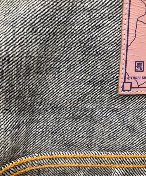 THREE KINGDOMS OVERALLS（スリーキングダムズオーバーオールズ）THREE KINGDOMS OVERALLS (スリーキングダムズオーバーオールズ) TYPE Ⅰ NATURAL INDIGO SELVEDGE DENIM JACKET インディゴ サイズ:42の古着・服飾アイテム